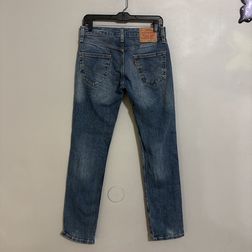Levi's 511 Jeans Straight Blended Denim Pants 5-Pockets Men's W 28 L 32" Inseam
